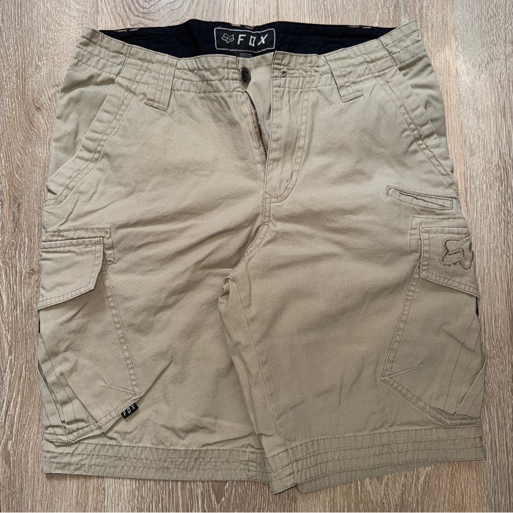 Fox Men’s Slambozo Cargo Shorts | 31 | Dark Khaki - Picture 6 of 9